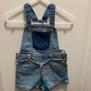 Denim overalls